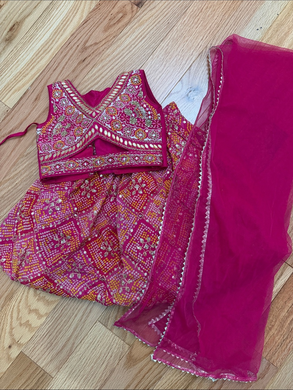 Lehenga Choli for Baby Girls around 12-18 months